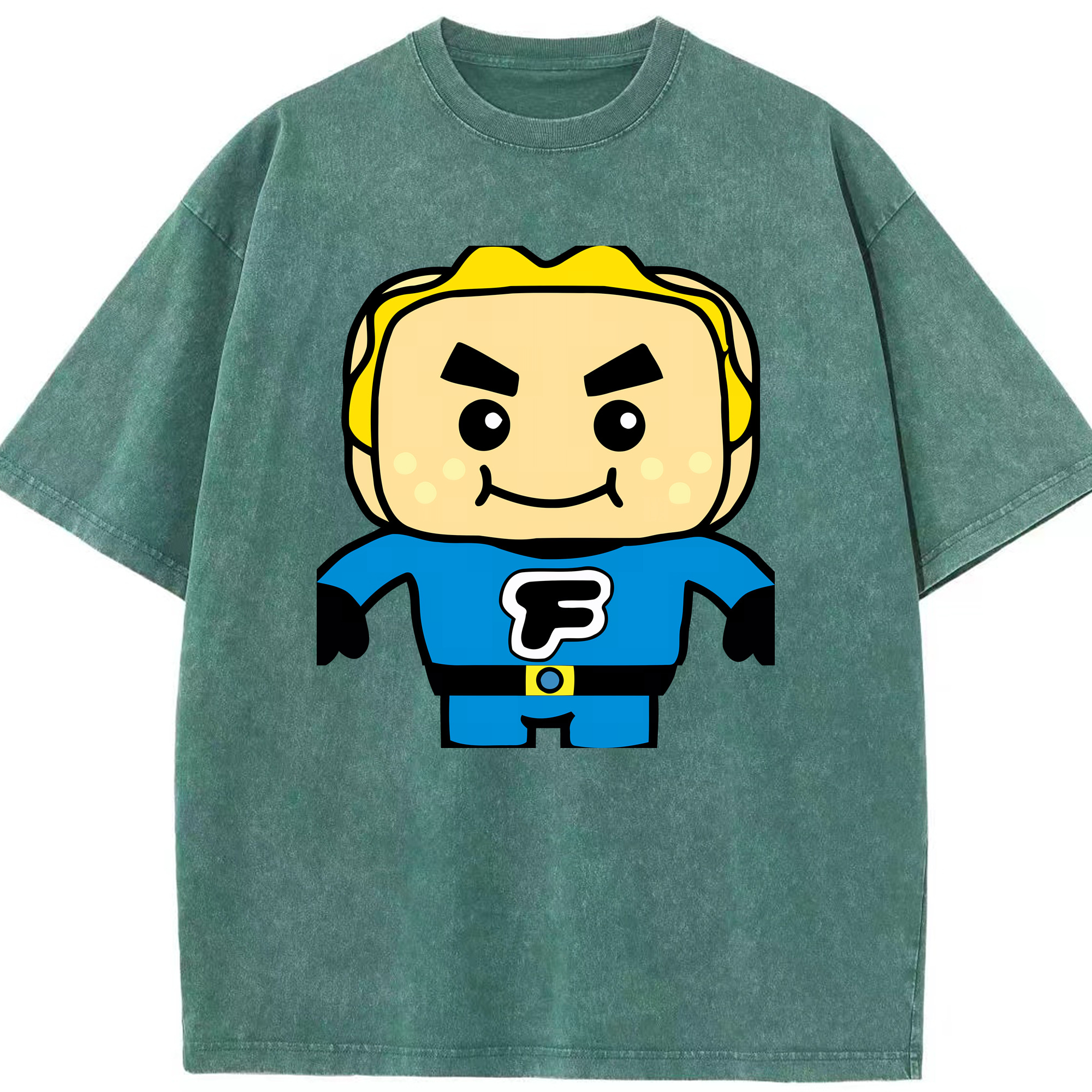 （画像用） アンパンマン Anpanman 綿100% ヴィンテージ風 半袖Tシャツ（フロントプリント）